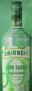 Smirnoff - Infusions Cucumber & Lime Vodka 0 (750)